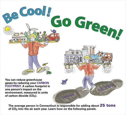 Go Green display